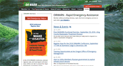 Desktop Screenshot of orwarn.org